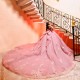 Customized Mauve Quinceanera Dress Off Shoulder Vestidos De 15 Anos Sweet 16 Birthday Pageant Party Ball Gown With Bow