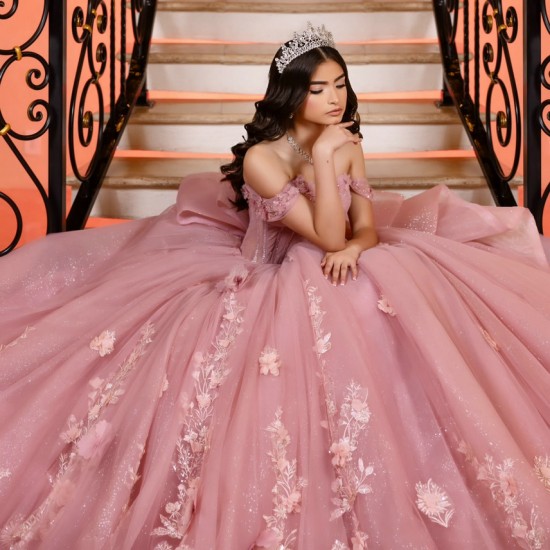 Customized Mauve Quinceanera Dress Off Shoulder Vestidos De 15 Anos Sweet 16 Birthday Pageant Party Ball Gown With Bow