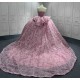 Customized Pink Ball Gown Princess Quinceanera Dresses 2024 Sweetheart Girls Birthday Party Dress For Sweet 15 16