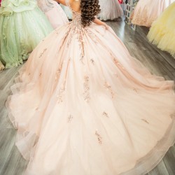 Customized Sparkly Pink Quinceanera Dresses 2025 Appliques Mexico Brithday Party Vestidos De 15 Anos Ball Gown