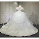 Detachable Sleeve Wedding Dress Plus Size Lace Up Bridal Gowns Luxury Wedding Dresses Custom Made