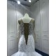 Detachable Train Wedding Dresses Long Sleeve Princess Bride Dresses Pearl Sequin Women Vestidos De Novia