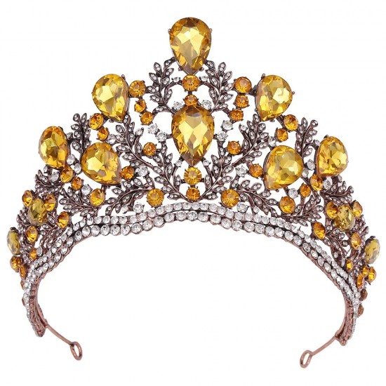 Diverse Elegant Crystal Crowns Rhinestone tiara Fashion Queen For Bridal Wedding Party Headpiece Hair Jewelry Accessories