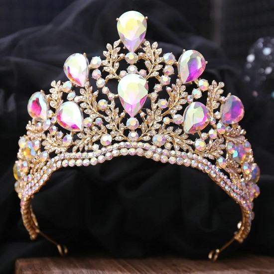 Diverse Elegant Crystal Crowns Rhinestone tiara Fashion Queen For Bridal Wedding Party Headpiece Hair Jewelry Accessories