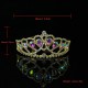 Elegant Fashion Wedding Tiara Crown Women Girls Luxury Bridal Rhinestone Diadem Headband Bride Hair Accessories Headdress Gifts