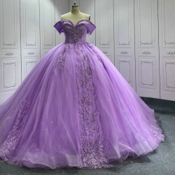 Exquisite Lilac Princess Quinceanera Dress 2024 Sweet 16 Sweetheart Ball Gown Vestidos De 15 Anos