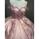 Exquisite Off The Shoulder Pink Quinceanera Dresses for Girl Sweetheart Neck Appliques Ball Gown