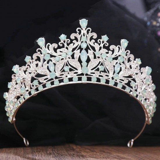 Fashion High Quality Crystal Crown Luxury Rhinestone Tiaras Bridal Wedding Birthday Party Dressing Jewelry Hair Accessories