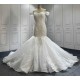 Fashion Off Shoulder Wedding Dresses 2024 Strapless Lace Appliques Mermaid Women Bridal Gowns