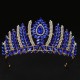 Fashion Rhinestone Geometric Bridal Tiaras Crown Baroque Crystal Pageant Prom Diadem Bride Headbands Wedding Hair Accessories