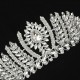 Fashion Rhinestone Geometric Bridal Tiaras Crown Baroque Crystal Pageant Prom Diadem Bride Headbands Wedding Hair Accessories