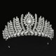 Fashion Rhinestone Geometric Bridal Tiaras Crown Baroque Crystal Pageant Prom Diadem Bride Headbands Wedding Hair Accessories