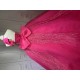 Halter Neck Hot Pink Quinceanera Dress Sleeveless Sweet 15 Gowns Ruffled Princess Dress With Bow