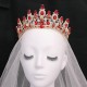 High Quality Crystal Crown Woman Headwear Banquet Wedding Bridal Hair Accessories Queen Diadem Jewelry Gift Decoration