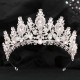 High Quality Crystal Crown Woman Headwear Banquet Wedding Bridal Hair Accessories Queen Diadem Jewelry Gift Decoration