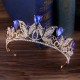 High Quality Crystal Crown Woman Headwear Leaf Shape Rhinestone Tiaras Banquet Wedding Hair Accessories Bridal Jewelry Gifts