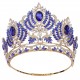 High Quality Luxury Large Crystal Crown Alloy Rhinestone Tiara For Women Bridal Wedding Party Diadem Hair Accessories Jewelry