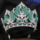 High Quality Luxury Large Crystal Crown Alloy Rhinestone Tiara For Women Bridal Wedding Party Diadem Hair Accessories Jewelry