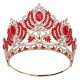 High Quality Luxury Large Crystal Crown Alloy Rhinestone Tiara For Women Bridal Wedding Party Diadem Hair Accessories Jewelry