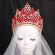 Korean Luxury High Quality Crystal Crown Rhinestone Tiara Prom Princess Bridal Wedding Party Headdress Hair Accessories Jewelry