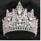 Korean Luxury High Quality Crystal Crown Rhinestone Tiara Prom Princess Bridal Wedding Party Headdress Hair Accessories Jewelry