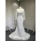 Lace Long Sleeves Wedding Dresses Princess Plus Size Ball Gown Bridal Dresses Lace Up Bridal Gowns