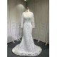 Lace Long Sleeves Wedding Dresses Princess Plus Size Ball Gown Bridal Dresses Lace Up Bridal Gowns