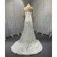 Lace Sleeveless Wedding Dress Two In One Mermaid Bride Dress Wedding Gowns robe de mariee