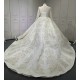 Long Sleeve Bridal Dress 2024 Sequin White Ivory Fashion Sexy Ball Gown Wedding Dresses for Brides Plus Size