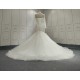 Long Sleeve Bride Gown Pearl Mermaid Wedding Dresses Women robe de mariee With Detachable Train