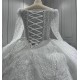 Long Sleeve Crystal Wedding Dresses Dubai African Arabic Bride Dresses Vestidos De Noiva