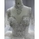 Long Sleeve High Neck Vestido De Novia Princess Bridal Gown Crystal Ball Gown Sequin Wedding Dresses