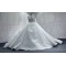 Long Sleeve Pearl Wedding Dresses Scoop Neck Bridal Gowns Women Vestidos De Novia