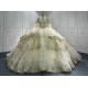 Long Sleeve Pink Quinceanera Dresses Tiered Ball Gown Appliques Vestido De 15 Anos Custom Made