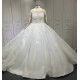 Long Sleeve Sequin Bridal Gown Lace Appliques Wedding Dresses Floor Length Bride Dress for Women Vestidos De Novia