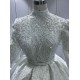 Long Sleeve Wedding Dresses 2024 Lace Appliques Princess Bride Gown Vestido De Noiva