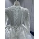 Long Sleeve Wedding Dresses 2024 Lace Appliques Princess Bride Gown Vestido De Noiva