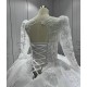 Long Sleeve Wedding Dresses Ball Gown Bridal Dresses Sequin vestido de novia