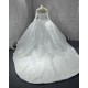 Long Sleeve Wedding Dresses Lace Appliques Wedding Gowns Custom Made Ball Gown Bridal Gowns