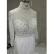 Long Sleeve Wedding Dresses Vestido De Noiva Sequin Customize Bridal Gown Plus Size