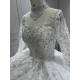 Long Sleeves Wedding Dresses Plus Size Halter Neck Applique Bridal Gowns Vestido De Novia