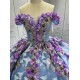 Luxury Ball Gown Multi Quinceanera Dresses 2024 3D Flowers Sweetheart Party Prom Gown Vestidos De 15 Anos