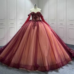 Luxury Ball Gown Red Quinceanera Dresses 2024 Sweetheart Lace Up Back Party Prom Gowns Vestidos De 15 Anos