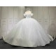 Luxury Ball Gown Tulle Sweetheart Wedding Dresses 2024 Strapless Floor Length Vestido de Novia Bridal Gowns