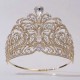 Luxury Big Crowns Miss Universe Diadem Rhinestone Tiara Pageant Full Circle Large Crown Bridal Wedding Party Hair Accessories