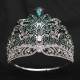 Luxury Big Crowns Miss Universe Diadem Rhinestone Tiara Pageant Full Circle Large Crown Bridal Wedding Party Hair Accessories