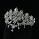 Luxury Bridal Tiara Rhinestone Crysta Wedding Crown Hair Accessories Women Bride Diadem Headdress Headband Party Headwear Jewelr