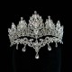 Luxury Bridal Tiara Rhinestone Crysta Wedding Crown Hair Accessories Women Bride Diadem Headdress Headband Party Headwear Jewelr