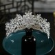 Luxury Crystal Crowns Tiaras Bride Headband Wedding Headdress Queen Princess Crown Headpiece Rhinestone Diadem Tiara Accessories