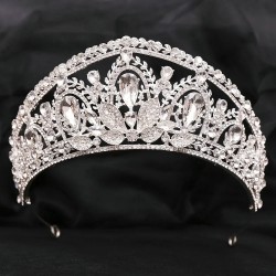 Luxury Crystal Crowns and Tiaras Headband for Women Princess Birthday Party Wedding Pageant Prom Bridal Gifts Hair Accessories